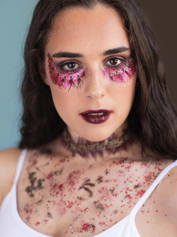 Hot Pink Festival Glitter Trend