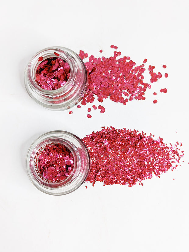 Cherry Red Biodegradable Glitter