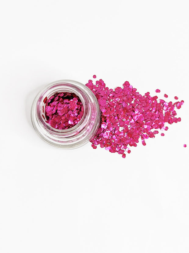 Fuchsia Fine Biodegradable Glitter by Superstar — www.