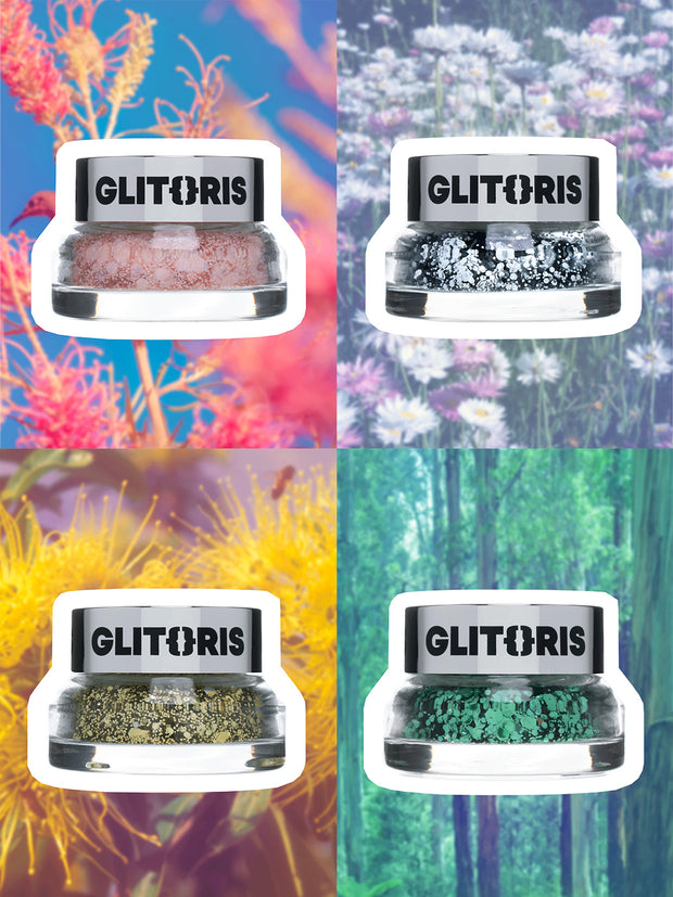 Glit Glit Bloom Whole Kit - Biodegradable Glitter 12 Pack