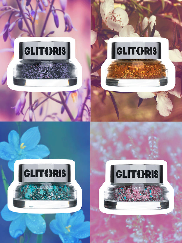 Glit Glit Bloom Whole Kit - Biodegradable Glitter 12 Pack