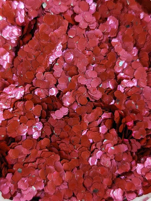 Cherry Red Biodegradable Glitter