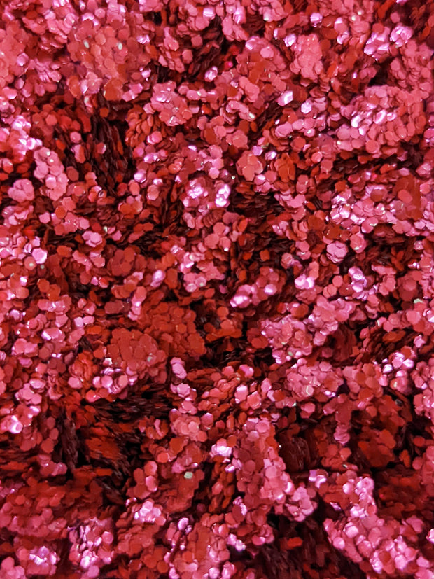 Cherry Red Biodegradable Glitter