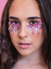 Pink & Purple Festival Glitter Creative Application